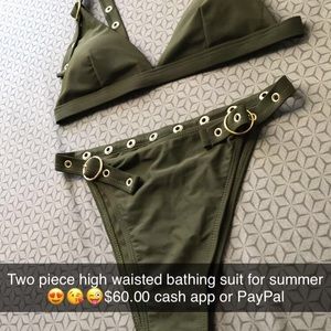 Two piece bikini army set